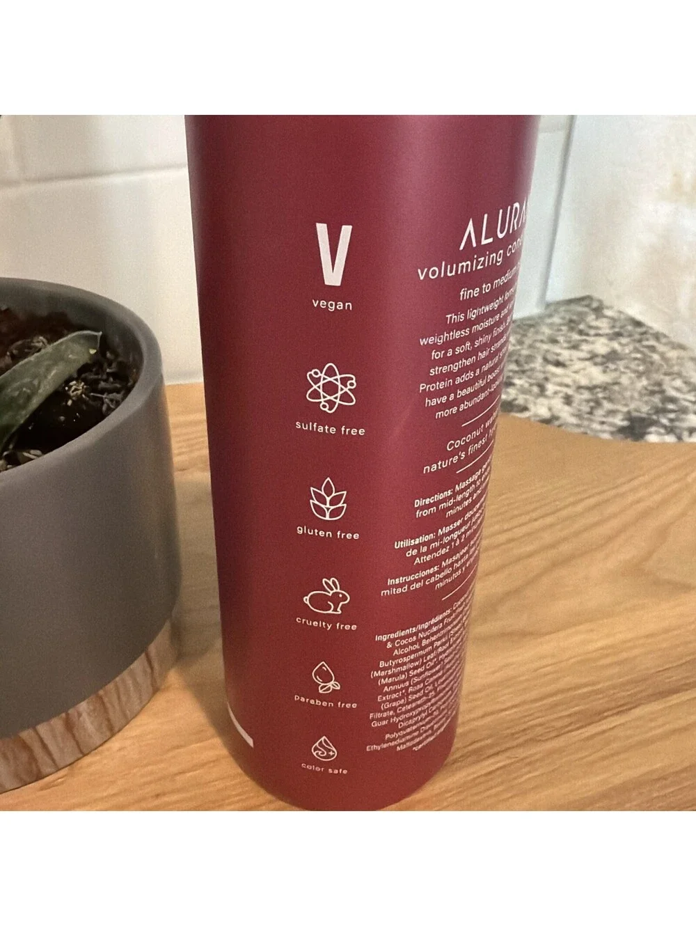 Aluram Clean Beauty Collection Volumizing Conditioner 12 oz